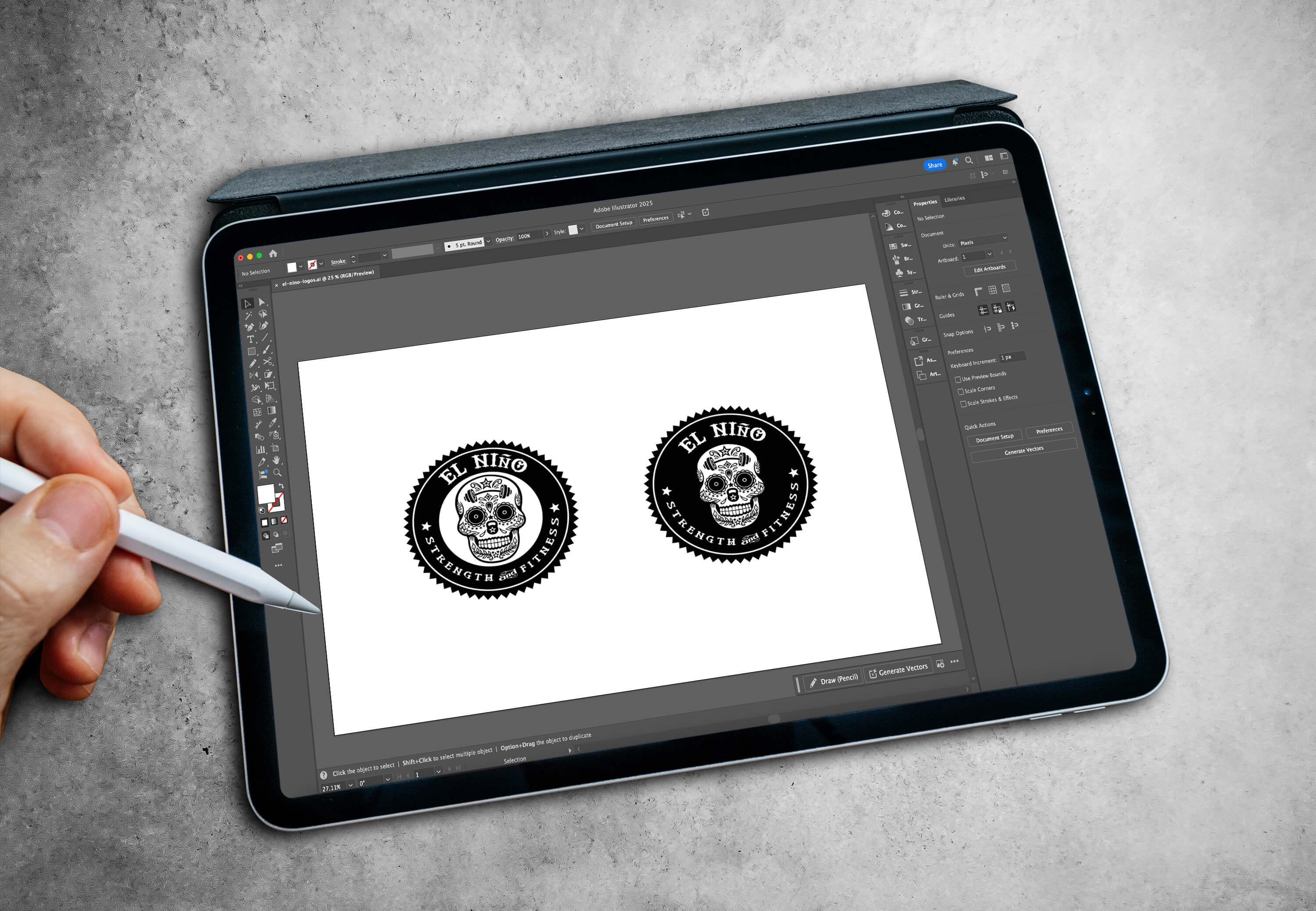 El Niño Strength & Fitness - Illustration and Logos