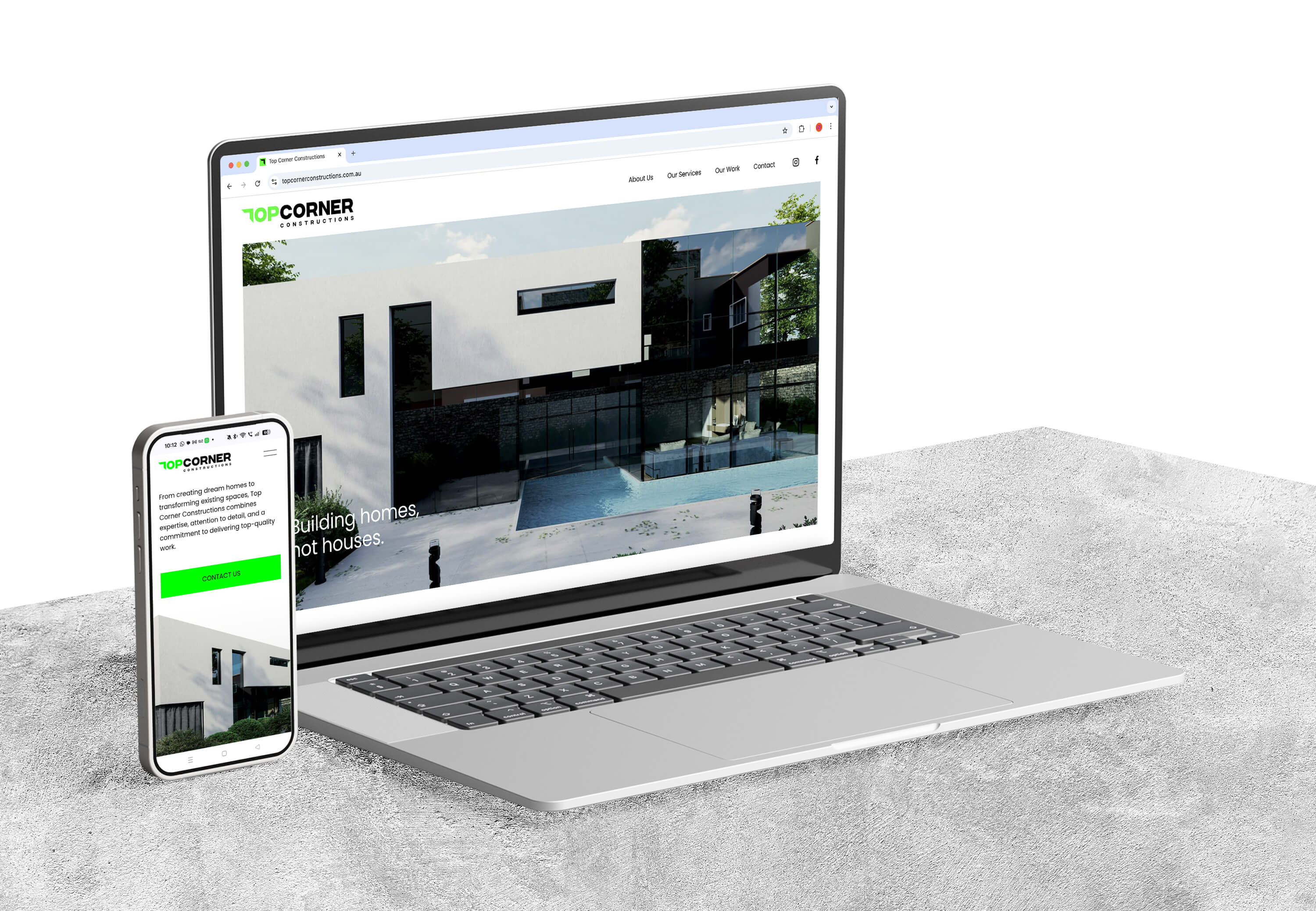 Top Corner Constructions - Website